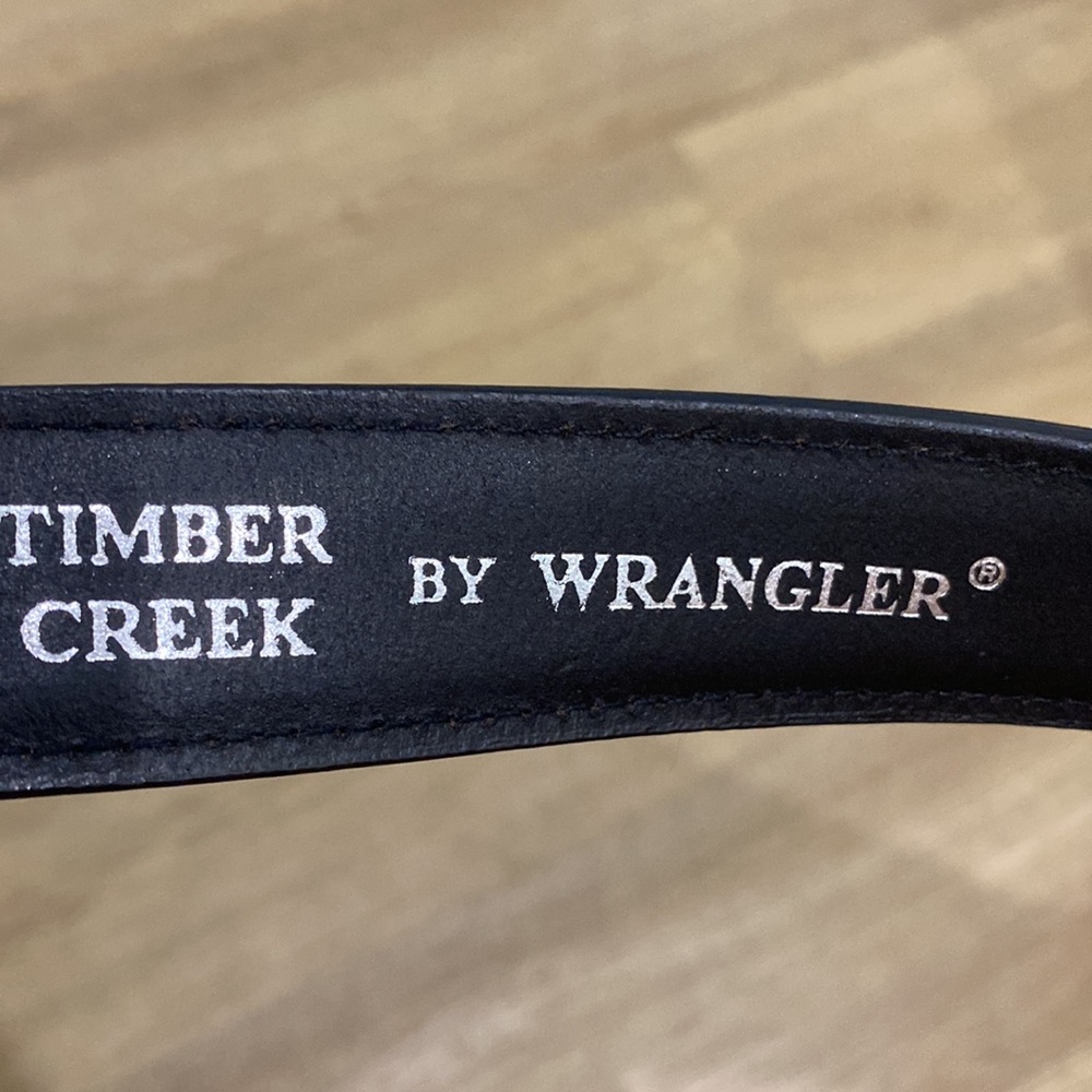 NWOT Timber Creek by Wrangler Manmade Leather Belt |Size 40 - Picture 4 of 5